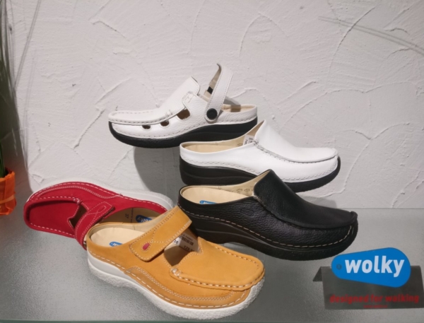 schuhmoden simon ravensburg wolky pantolette wechselfussbett leder damen