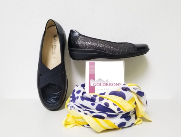 schuhmoden simon comfort ravensburg goldkrone ballerina damen