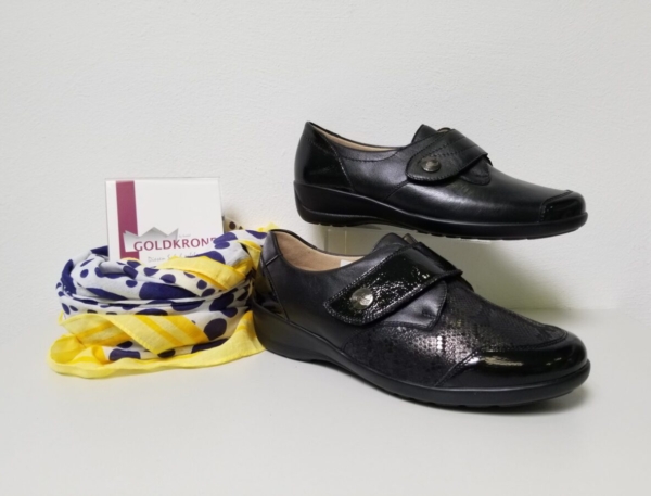 schuhmoden simon comfort ravensburg goldkrone klettverschluss damen