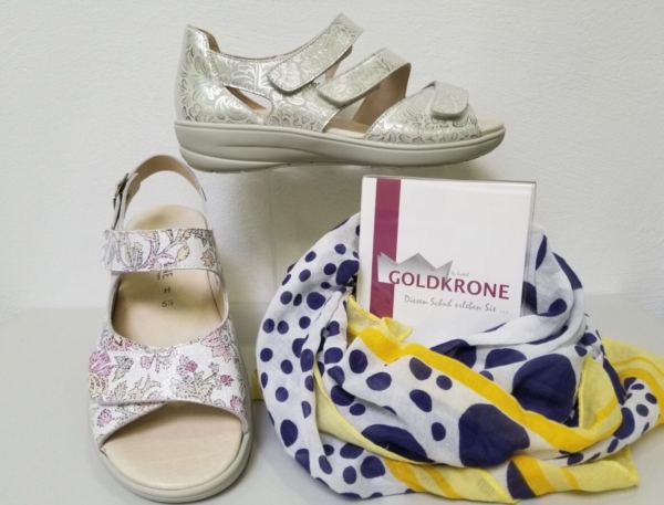 schuhmoden simon comfort ravensburg goldkrone sandalen damen