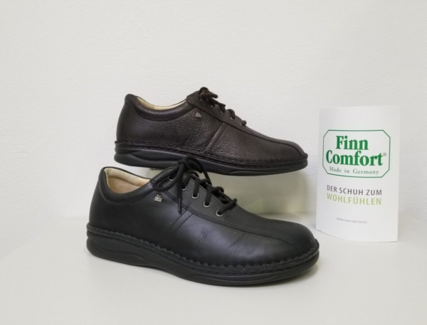 schuhmoden simon ravensburg finn comfort halbschuh wechselfussbett klassisch dunkel schwarz herren