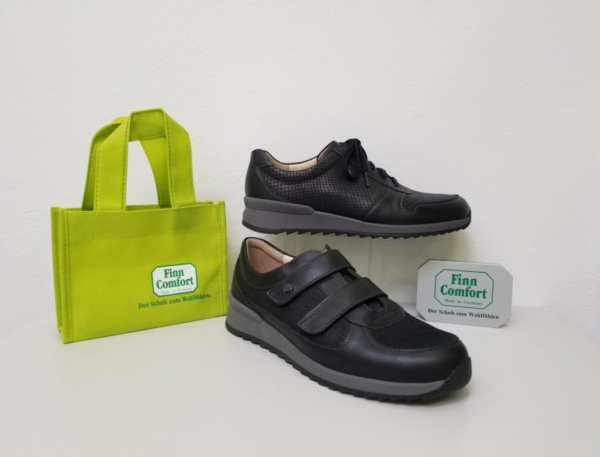 schuhmoden simon ravensburg finn comfort klettverschluss schwarz damen