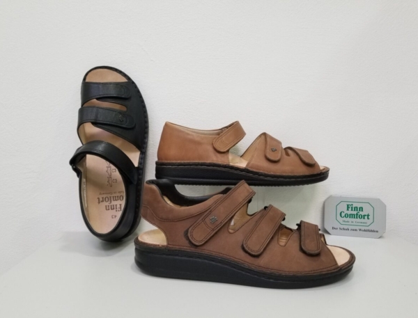 schuhmoden simon ravensburg finn comfort sandale wechselfussbett geschlossene ferse halt baltrum herren